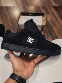DC Manteca 4 Anvil + LA Men's/Women's Classic Skater Sneakers With Flat Sole - Casual - màu đen - Xem 2