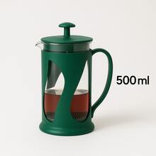 Modern Design French Press Coffee Maker 500ML Practical - Green - View 6
