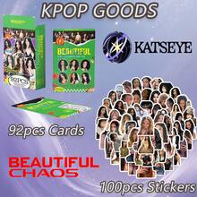 Katseye 贴纸套装 - Sophia、Lara、Chanelle、Daniela、Yoonchae、Manon，新专辑及歌曲，Kpop 粉丝周边商品，DIY 个性化偶像周边礼物（送给朋友的生日礼物），78/100 张星星贴纸，贴纸收藏，精美装饰品，精致小礼物，情人节礼物，收藏品 - 彩色 - 查看 15