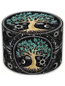Tree Of Life Grinder, Fantasy Gothic Grinder, Tree Of Life Grinder, Large Grinder, 5-Piece Grinder, Moon Grass Grinder - màu xanh lá - Xem 1