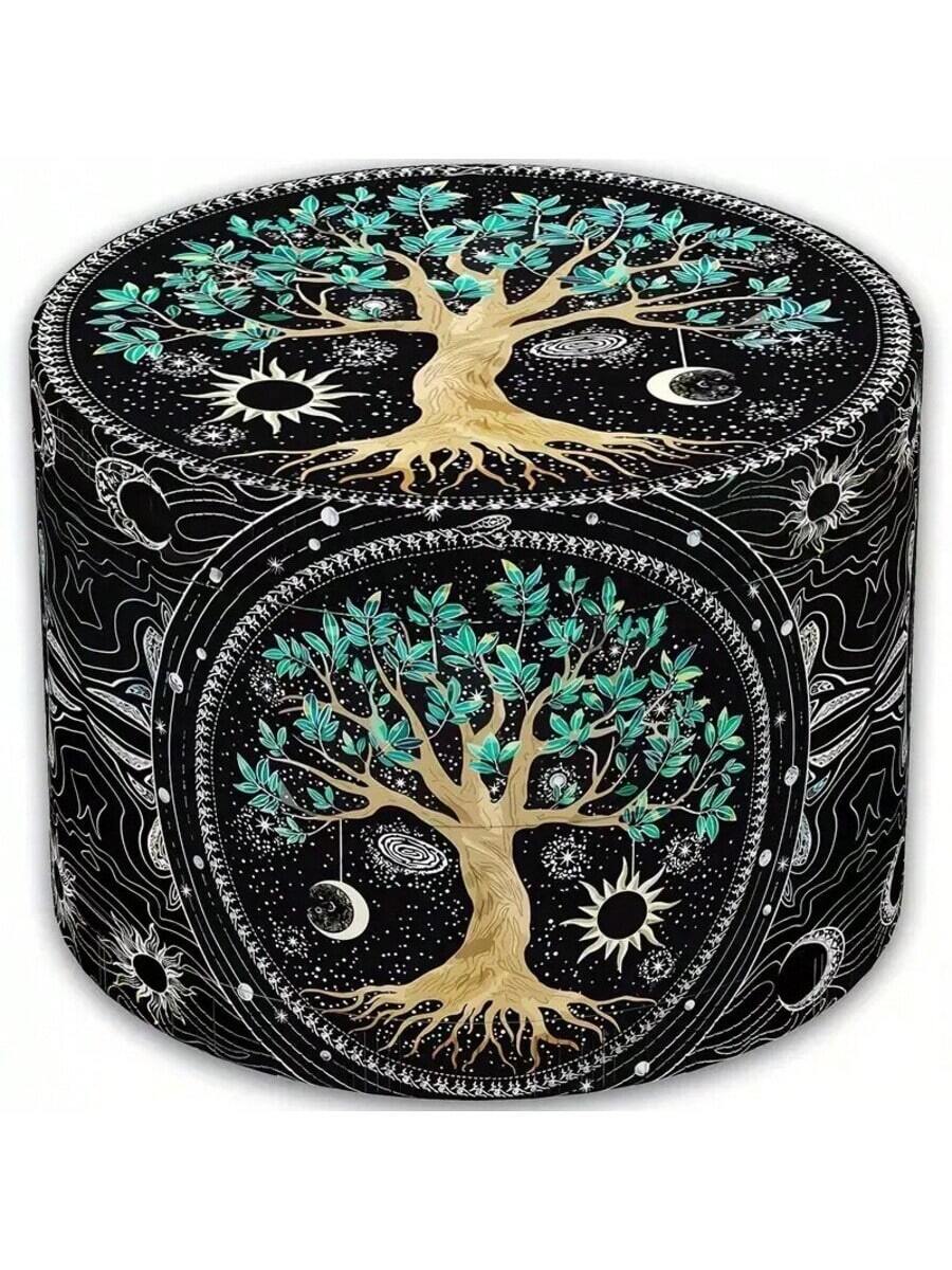 Tree Of Life Grinder, Fantasy Gothic Grinder, Tree Of Life Grinder, Large Grinder, 5-Piece Grinder, Moon Grass Grinder - màu xanh lá - Xem 1
