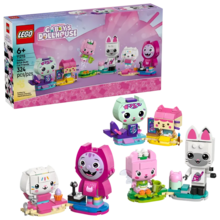 LEGO Gabby's Brick-Built Cat Friends (11215), A Pretend Play Animal Building Toy Featuring 6 Gabby's Dollhouse Characters For Adult Christmas/Birthday/New Year Gift - Multicolor - View 1