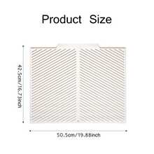 Alfombrilla de silicona para secar platos, esterilla plegable para escurrir ollas, esterilla de drenaje antideslizante y de secado rápido, esterilla resistente al calor para encimera de cocina, accesorios de cocina para encimera - Multicolor - Ver 9