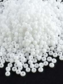 GO2CJBEADS DIY串珠工艺材料 10克手链珠 多色 2毫米圆形玻璃珠，用于珠宝制作