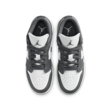 Nike Air Jordan 1 Low (GS) Men's Casual Sneakers 553560-044 - Black/Gray-blue/Navy - View 5