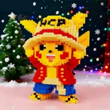 pokemon 4800pcs/2100pcs/2268pcs Super Large Dinosaur Small Particle 3D Stereoscopic Puzzle Building Blocks, Dinosaur, Velociraptor, Charizard Dinosaur Small Particle Toy, High Difficulty Ornament - Model, Ideal Gift For Collectors And Fans, New Year Birthday Gift And Various Holiday Rewards - Multicolor - View 6