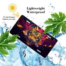 License Plate Cover, Car Front License Plate Funny Car License Plate Personalized Decoration Novelty Vanity Tag Aluminum Car Accessories For Women Men,12"X 33" - A8 - 查看 4