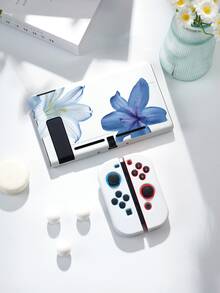 1 chiếc ốp bảo vệ/vỏ bọc họa tiết hoa dâm bụt xanh dương, tương thích với Switch2 (2025), Switch NS, Switch OLED, Switch Lite, phụ kiện cho Switch2/Switch, bộ đầy đủ bao gồm túi đựng, hộp đựng thẻ game, món quà tuyệt vời nhất cho người chơi Switch. - Nhiều màu - Xem 10