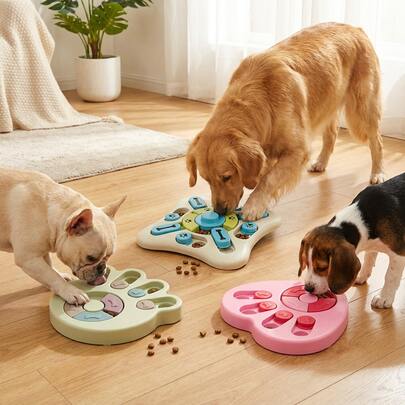3 Styles Premium Interactive Dog Puzzle Feeder Bowls, Slow Feeder Bowls To Train Dogs Eating Speed And Increase Food Intake, Interesting And Attractive Pet Slow Feeding Bowls Suitable For Dogs Of All Sizes