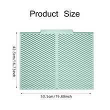 Alfombrilla de silicona para secar platos, esterilla plegable para escurrir ollas, esterilla de drenaje antideslizante y de secado rápido, esterilla resistente al calor para encimera de cocina, accesorios de cocina para encimera - Multicolor - Ver 8