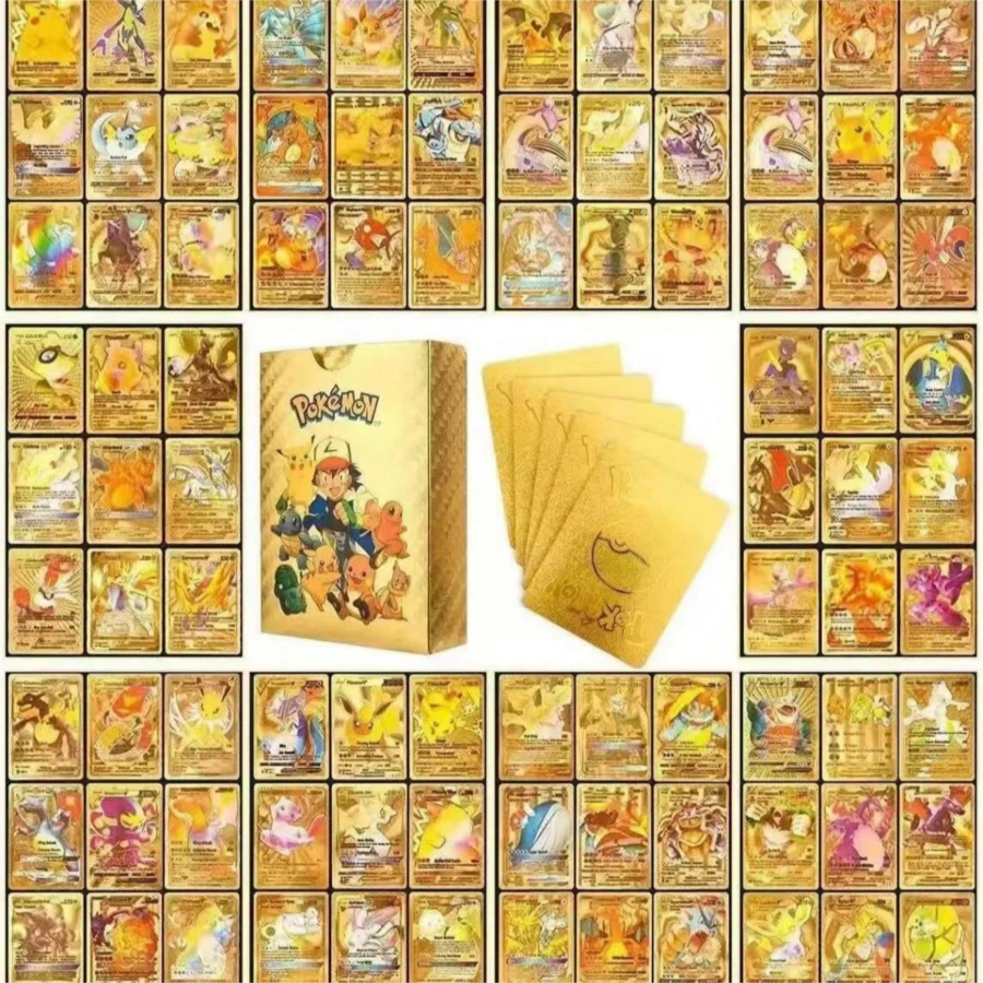 55pcs Pokemon Booster Pack, Battle Cards, Evolution Trading Cards, Collectible Game Cards, Toys, Random Styles, Pokemon Collectible Cards, Rare Pokemon Collectible Cards, Random Cards Included