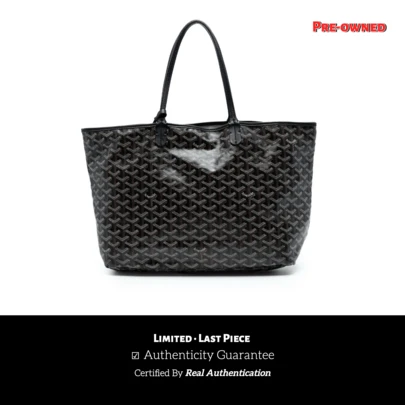  Authenticated  PRE-OWNED Goyardine Saint Louis GM Bag
