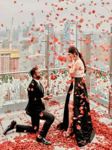 1000pcs Artificial Silk Rose Petals, Suitable For Weddings, Red Rose Petals Decor, Lifelike Satin Rose Petals, Create Wedding Atmosphere, Red Rose Petals, Rose Petal Decor, Everlasting Rose Petals, Rose For Your Loved Ones, Romantic Wedding Decor And Gift For Partner, Gift Box Filler, Romantic Aisle And Room Decor, Wedding Aisle Petals, Wedding Decor, Holiday Petals - Multicolor - View 9