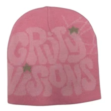 1pc "GRVTY VISIONS " Hip Hop Beanie Cap Unisex Y2k Fashion Cold Knit Hat Outdoor Warm Thermal Hat For Men & Women Wear - GRVTY - View 6