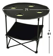 Outdoor Table - Blue - View 3