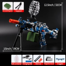 M249 Electric Gel Ball Blaster - Automatic Outdoor Toy For Team Activities - Perfect Gift For Birthdays, Easter, Halloween, And Thanksgiving (Bullets Not Included) - Multicolor - View 4