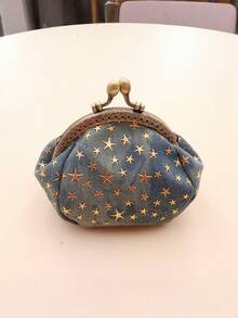 1 pieza Cartera de embrague de Ramadán para mujer, cartera de moda con cierre a presión, cartera de dinero, cartera mini, monedero, cartera pequeña, monedero para mujer