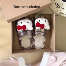 SANRIO 新款女士毛绒拖鞋，可爱蓬松一脚蹬拖鞋，舒适居家休闲鞋，鞋履，春夏精选，伴娘礼物，房间装饰，卧室装饰，海滩，旅行，男士，女士，度假，妇女节，旅行必备，婚礼回礼，Y2K，卧室，女士汽车配件，厨房装饰，可爱小物，母亲节礼物，卧室装饰，花园，厨房装饰，夏季，海滩，旅行必备，房间装饰，软萌，毕业季 - 彩色 - 查看 4
