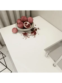 1 Roll Matte Pastel Solid Color Self-Adhesive Wallpaper, Vinyl Material, Suitable For Living Room, Bedroom Accent Wall, Home Decor, Bookshelf, Dining Table, Cabinet, Kitchen Decoration, Can Be Used For Room Decoration, Wall Paper, Room Decor, Wall Decoration - Beige - View 14