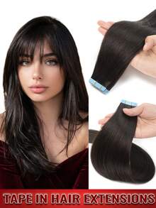 沙龙级直发接发，采用真人发丝，双面胶粘合，无缝隐形贴合，打造极致自然外观，完美融合，无痕自然。提供自然黑、深棕（#2）和S18/613金色挑染等多种颜色选择，长度可选10、12、14、16、18、20、22、24英寸，专为发量细软的女性设计，打造丰盈饱满的秀发，实现最大程度的覆盖效果。 - 彩色 - 查看 50