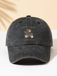 1 件“澳大利亚”水洗棒球帽，时尚男女通用必备单品，时尚简约休闲百搭 - 字母款 - 查看 12