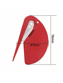 2pcs Desktop Letter Opener, Plastic Envelope Opener, And Efficient Mail Opening Tool, Envelope Cutter With Sharp Edge For Opening Mail And Cutting Paper