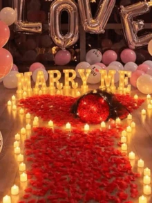 1000pcs Artificial Silk Rose Petals, Suitable For Weddings, Red Rose Petals Decor, Lifelike Satin Rose Petals, Create Wedding Atmosphere, Red Rose Petals, Rose Petal Decor, Everlasting Rose Petals, Rose For Your Loved Ones, Romantic Wedding Decor And Gift For Partner, Gift Box Filler, Romantic Aisle And Room Decor, Wedding Aisle Petals, Wedding Decor, Holiday Petals - Multicolor - View 6