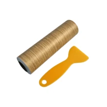 1 cuộn nẹp viền PVC vân gỗ tự dính dày 5.9" x 196.85" - Băng keo trang trí vân gỗ, thích hợp cho bệ cửa sổ, khung cửa, chân tường, cạnh đồ nội thất - Dễ dàng tự lắp đặt, vẻ ngoài vân gỗ chân thực. - Nhiều màu - Xem 14
