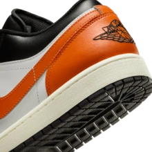 Nike Air Jordan 1 Low 男士休闲运动鞋 553558-081 - 黑/灰橙 - 查看 9