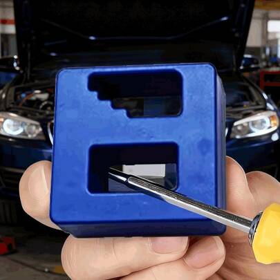 1件装增强型磁性汽车维修工具，适用于螺丝刀的磁化和退磁 - 精准磁化和退磁，多功能五金工具 | 功能性设计