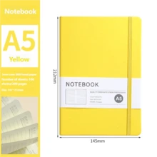 A5硬面笔记本套装 - PU皮革封面，200页/100页，适用于学校、大学、工作、旅行 - 横线笔记本，方便记笔记 - 彩色 - 查看 18