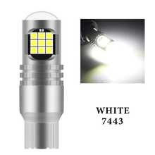 2Pcs 7443 7444 T20 W21/5W LED Light For Lada Kalina Granta Vesta DRL LED Bulbs 6500K White Super Bright 3030 24SMD 12V 24V - 2PCS - View 11