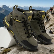 男士徒步靴，户外耐用徒步鞋，登山运动靴，男士高品质时尚休闲徒步靴（尺码 43-45，偏大半码）