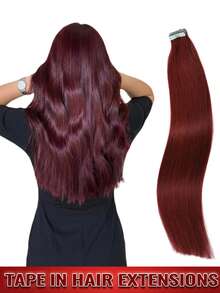 沙龙级直发接发，采用真人发丝，双面胶粘合，无缝隐形贴合，打造极致自然外观，完美融合，无痕自然。提供自然黑、深棕（#2）和S18/613金色挑染等多种颜色选择，长度可选10、12、14、16、18、20、22、24英寸，专为发量细软的女性设计，打造丰盈饱满的秀发，实现最大程度的覆盖效果。 - 彩色 - 查看 95