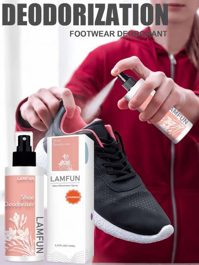 Shoe & Sock Deodorizing Spray, Shoe & Sock Deodorizer, Air Freshener, Fresh Scent, Suitable For Feet, Socks, Sneakers, High Heels, Shoes, Shoe Cabinets, Wardrobes, Removes Odor Caused By Sweating, Effectively Prevents Unpleasant Odor, Stinky Shoe Spray, Best Gift Choice For Friends And Family.