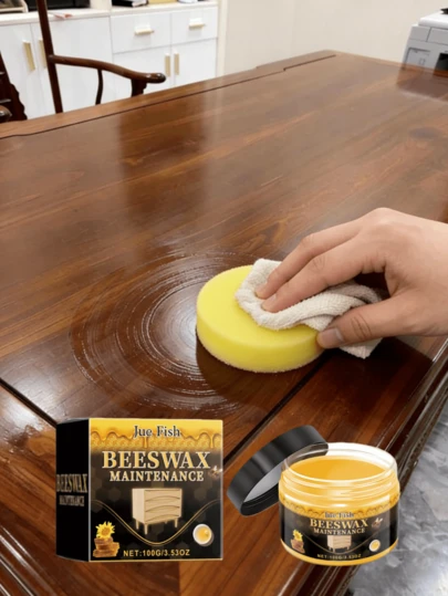 OUHOE Spray de cera de abeja/Cera de abeja/Cera de aceite para pulir muebles y pisos, con funciones impermeabilizantes, antifisuras, de eliminación y reparación de arañazos, adecuado para artículos del hogar, puertas, ventanas, mesas, sillas y otros artículos del hogar. Envío aleatorio de modelos nuevos y antiguos.