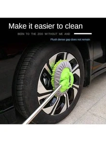 可伸缩洗车拖把，雪尼尔多节伸缩刷，软毛清洁湿巾洗车工具，洗车刷，汽车清洁工具，汽车配件，汽车必备用品，汽车用品，塑料材质 - 彩色 - 查看 12