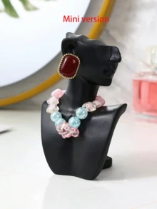 Creative Necklace Display Bust Jewelry Holder Stand For Necklaces, Rings, Bracelets,Room Decor - Multicolor - View 14