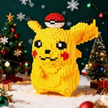 pokemon 4800pcs/2100pcs/2268pcs Super Large Dinosaur Small Particle 3D Stereoscopic Puzzle Building Blocks, Dinosaur, Velociraptor, Charizard Dinosaur Small Particle Toy, High Difficulty Ornament - Model, Ideal Gift For Collectors And Fans, New Year Birthday Gift And Various Holiday Rewards - Multicolor - View 4