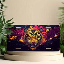 License Plate Cover, Car Front License Plate Funny Car License Plate Personalized Decoration Novelty Vanity Tag Aluminum Car Accessories For Women Men,12"X 33" - A8 - 查看 6