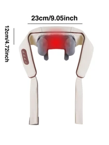 Neck And Shoulder Massager With Heat, Electric Shiatsu Massage Pillow For Back, Trapezius Muscle Relief, Multi-Function Soothing Massager - Normal - View 11