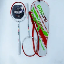 2-Tone Badminton Racket, Sturdy And Durable; Moderate Racket Hardness, No More Hand Pain When Playing; Excellent Racket Face Elasticity, Suitable For Youth And Adults, Ideal Gift Choice For Holidays