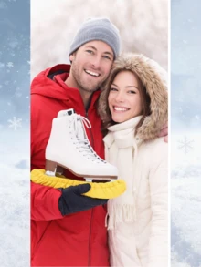 2pcs Ski Boot Blade Protective Cover, Ice Skate Blade Cover, Speed ​​Skate Blade Protective Cover, Maple Leaf Ice Blade Cover