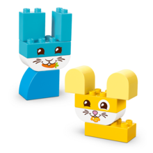 LEGO 乐高得宝我的第一个三合一可爱宠物创意积木玩具 - 角色扮演玩具，适合1.5岁以上幼儿男孩女孩 - 学前儿童益智学习玩具 - 生日礼物之选 - 10477 - 彩色 - 查看 10