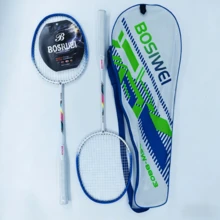 2-Tone Badminton Racket, Sturdy And Durable; Moderate Racket Hardness, No More Hand Pain When Playing; Excellent Racket Face Elasticity, Suitable For Youth And Adults, Ideal Gift Choice For Holidays