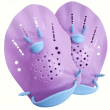 1 Pair Swim Paddles - High Strength PP Material, Unisex Kids, Enhance Propulsion Force, Improve Technique, Quick Drying Anti-Slip, Easy To Wear, Non-Slip, Essential For Swimming Training - Multicolor - View 14