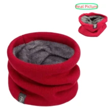 Men's Knitted Neck Warmer With Thermal Lined, Autumn/Winter Warm Windproof Neck Gaiter For Cycling - A - View 13