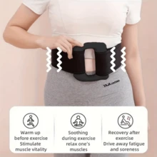 New Upgraded Multi-Functional Fascia Massager | 5 Handheld Modes, 5 Speed Levels | Portable, With Adjustable Back Strap | For Waist, Leg & Full Body | Ideal Gift - Black - View 7