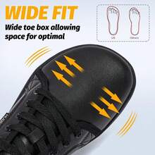 HOBIBEAR Unisex Minimalist Barefoot Shoes | Zero Drop Sole | Utmost Relaxation - Black - View 2