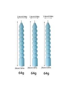 3件套/6件套长形蜡烛，多种款式可选，适用于家居氛围装饰、生日、婚礼、节日、礼品蜡烛以及各种节日场景的通用蜡烛。